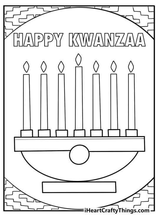 Kwanzaa coloring pages