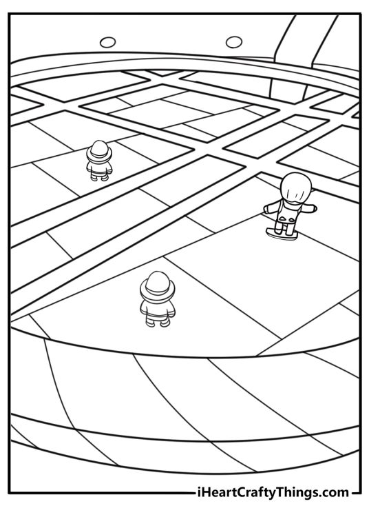 Mrbeast running through lasers on Laser Tracer map coloring sheet