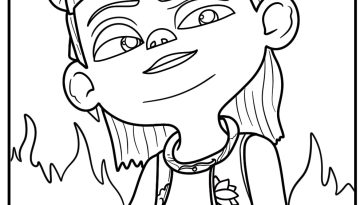 Ne zha coloring pages