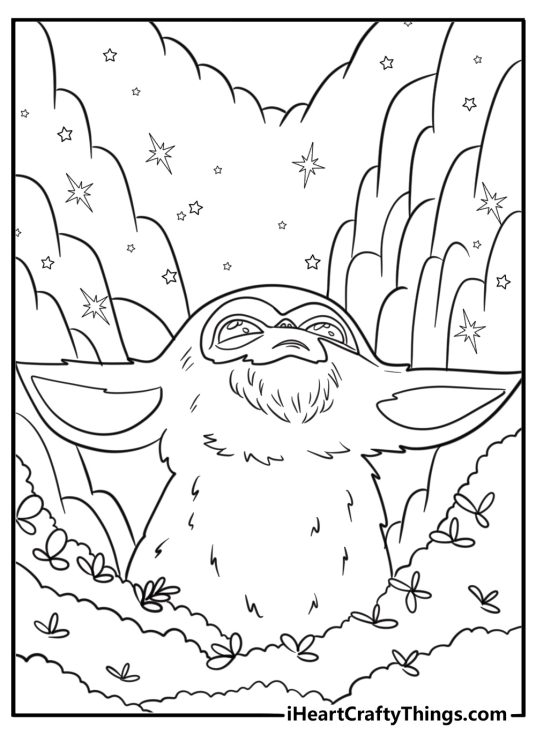 Ochi using nature magic coloring page