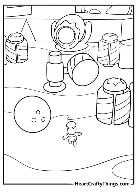 Sailor Sam dodging cannonballs on Cannon Climb coloring sheet