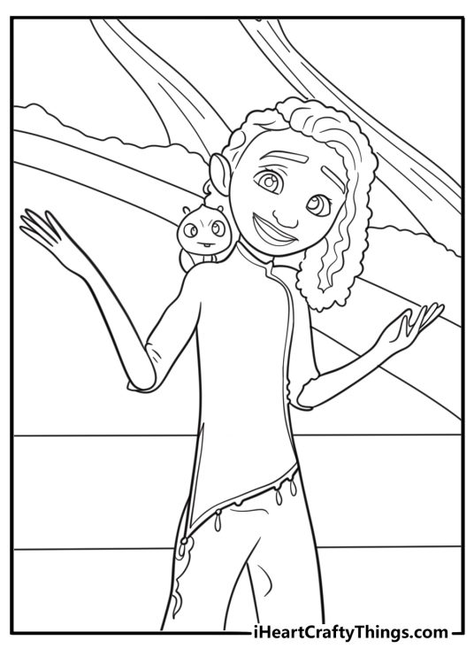 Spellbound coloring pages