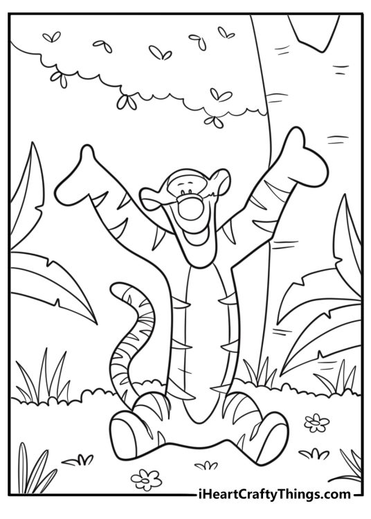 Tigger coloring pages