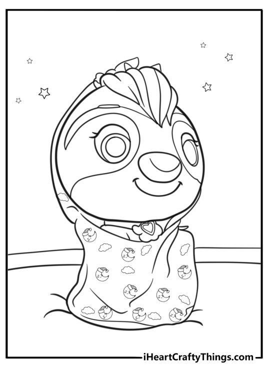 Tots cute baby sloth