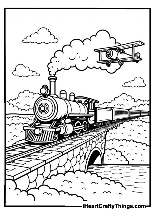 Transportation Coloring Pages: 400+ Free PDF Printables