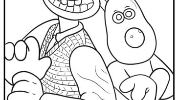 Wallace gromit coloring pages