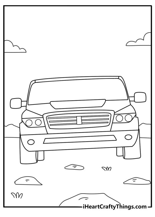 Printable pdf presenting interesting design car with a very small ladder covering the front grille