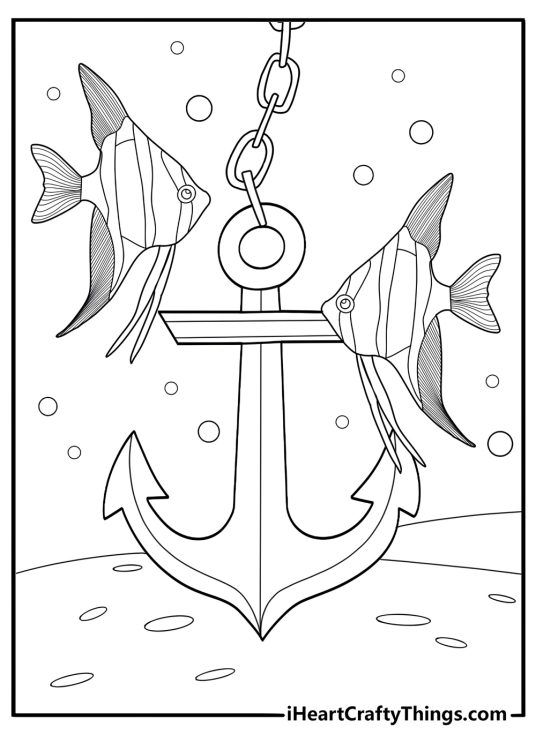 Anchor coloring pages