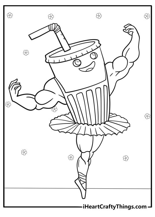 Ballerino lololo coloring page