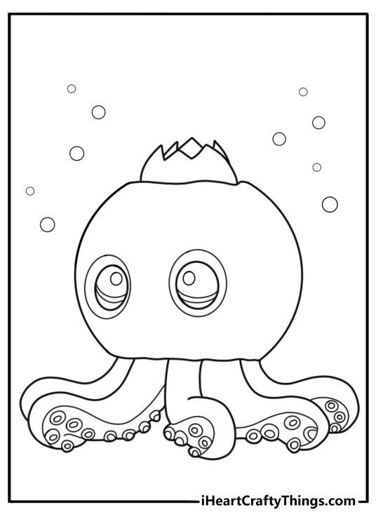 Blueberrinni octopussini coloring page
