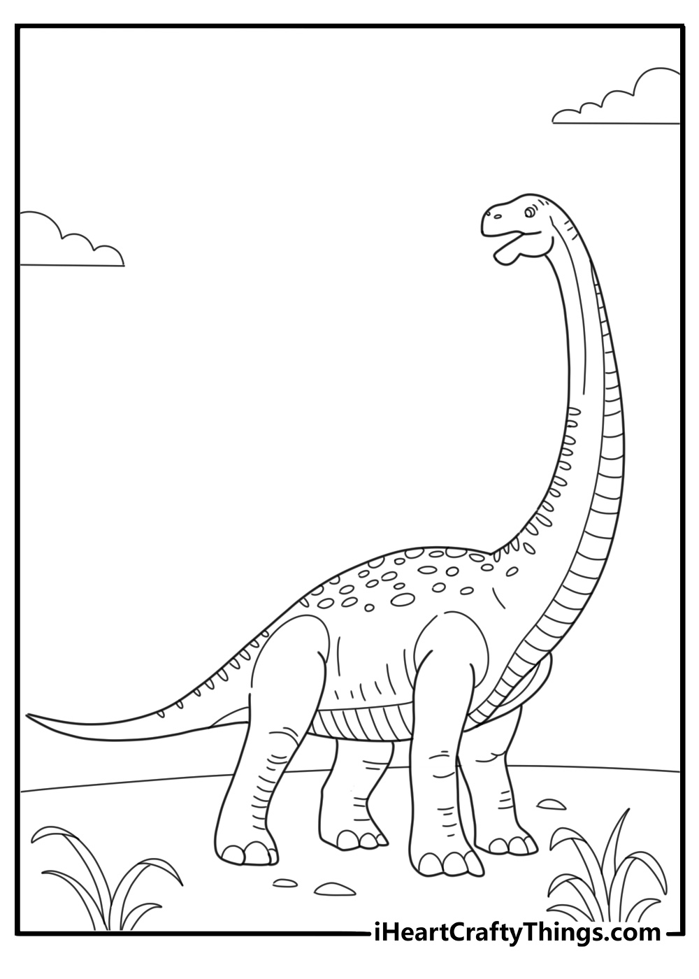 20 Free Brontosaurus Coloring Pages For Kids