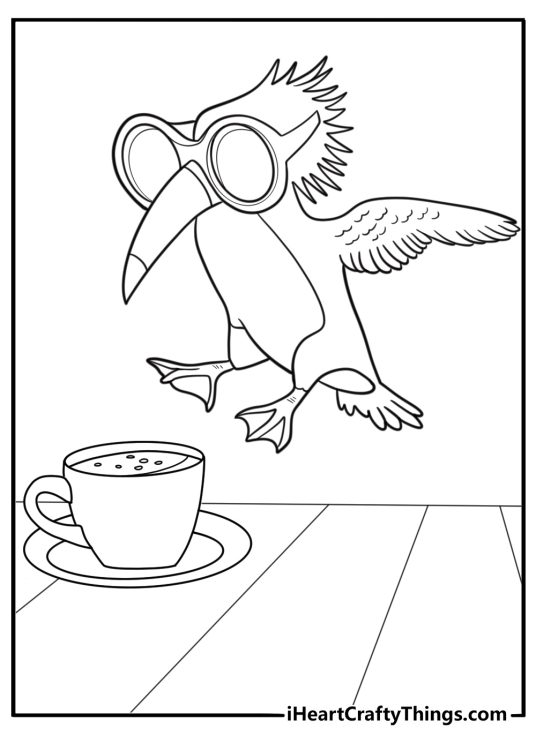 Frulli frulla coloring page