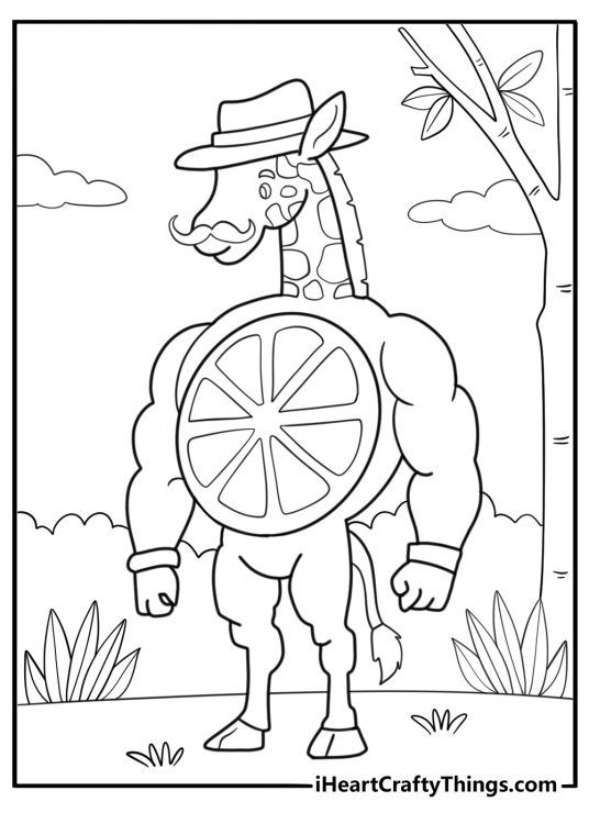 Ganganzelli trulala coloring page