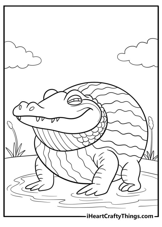 Glorbo fruttodrillo coloring page