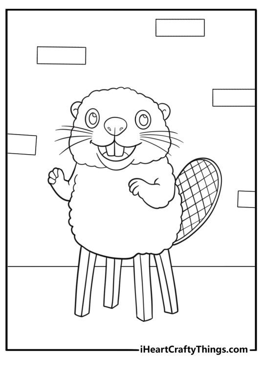 Justin beaver coloring page