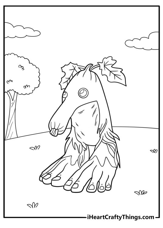 Tric trac barabum coloring page