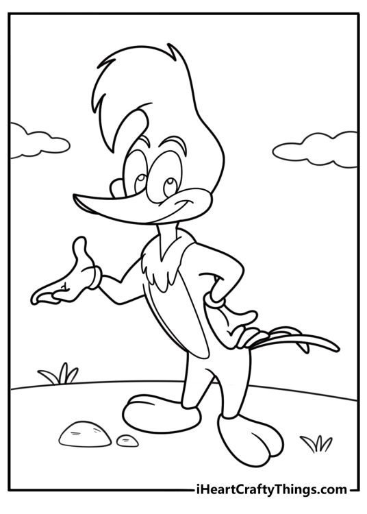 20 Woody Woodpecker Coloring Pages