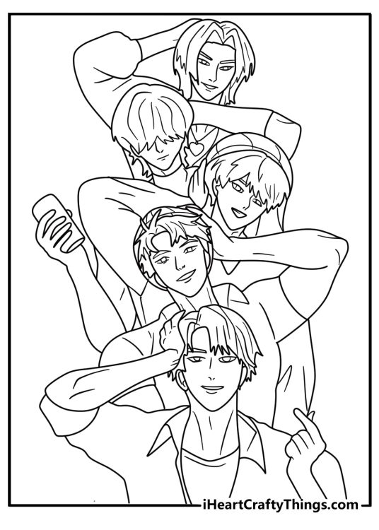 soda pop with energy aura kpop demon hunters coloring sheet