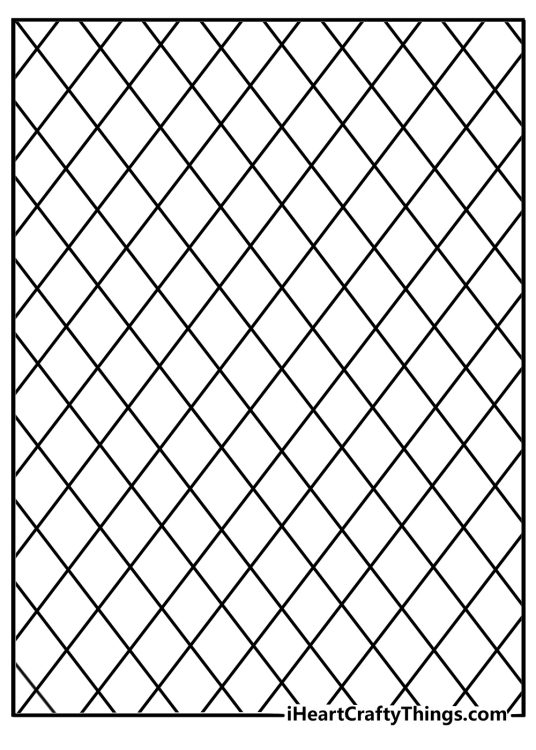 argyle diamond pattern coloring sheet knit style for adults