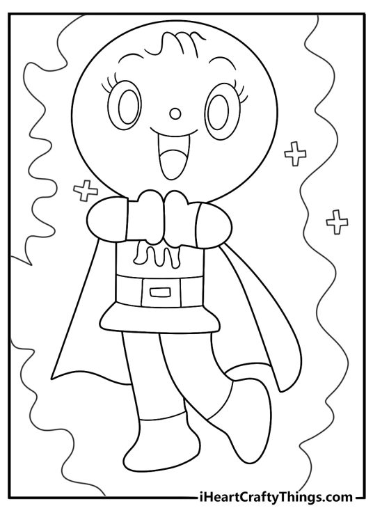 melonpanna healing song cute coloring page