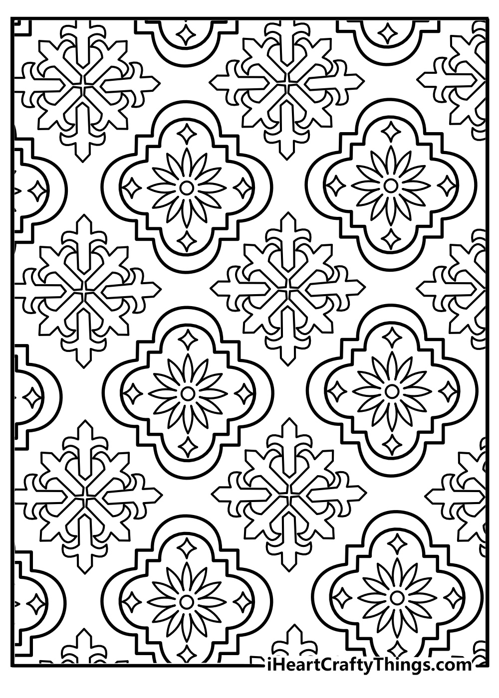 44+ Pattern Coloring Pages (Printable PDF Sheets For Free)