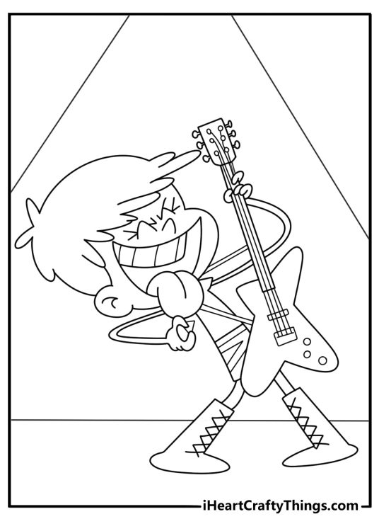 The Loud House Coloring Pages (20 Free PDF Printables)
