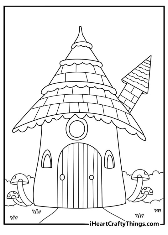 Cottagecore Coloring Pages