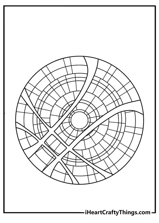 The Sanctum window fills this detailed superhero coloring sheet